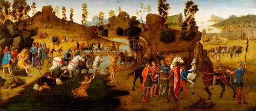 Julius Caesar and the Crossing of the Rubicon by Domenico Ghirlandaio