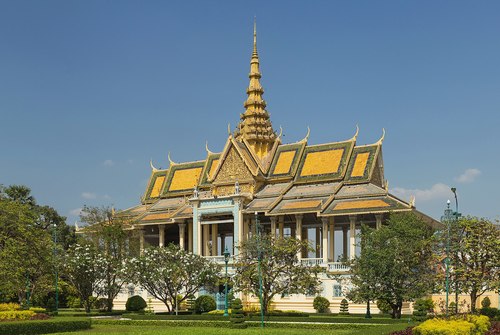 Chanchhaya Pavilion. Royal Palace. Phnom Penh, Cambodia