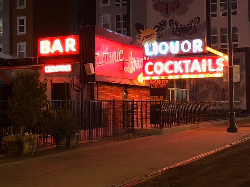 Atomic Liquors in Las Vegas is the only bar remaining from the city’s nuclear era.
