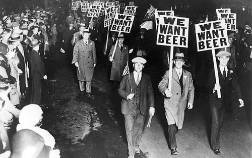 An anti-Prohibition protest.