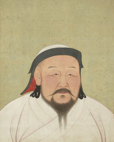 Portrait of Kublai Khan. 