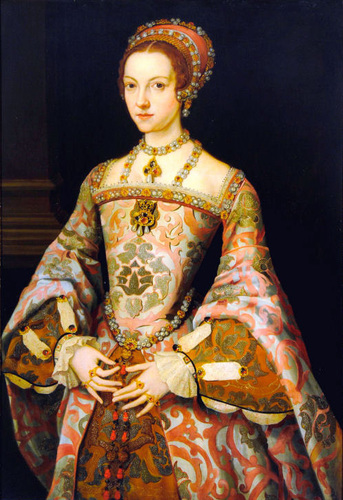 Queen Catherine Parr. Portrait by Master John.