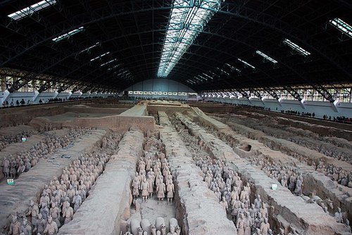 Terracotta Army in Xi'an, China. 