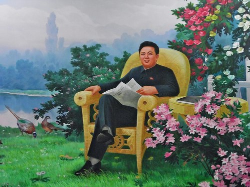 Kim Jong-il in North Korean propaganda
