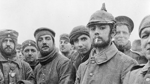 German soldiers on the frontline, 1914