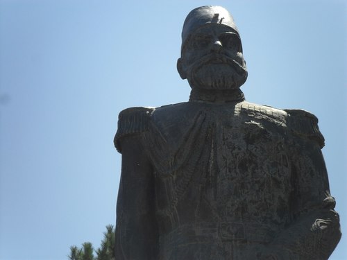 Statue of Osman Gazi in Tokat, Turkey