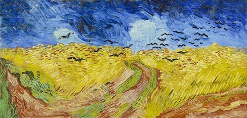 Wheatfield with Crows by van Gogh