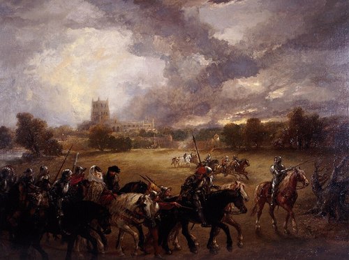 Margaret of Anjou Being Taken Prisoner After the Battle of Tewkesbury by John Gilbert