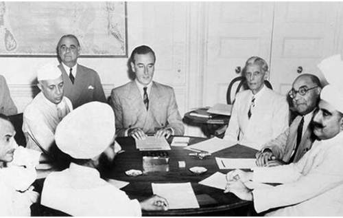 Lord Mountbatten meets Nehru, Jinnah and other Leaders